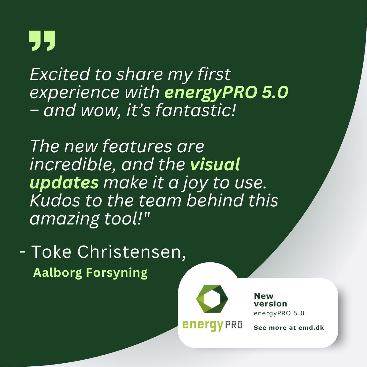 energyPRO 5.0 is loved by the users!